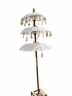 Balinese parasol 3 verdiep (white)