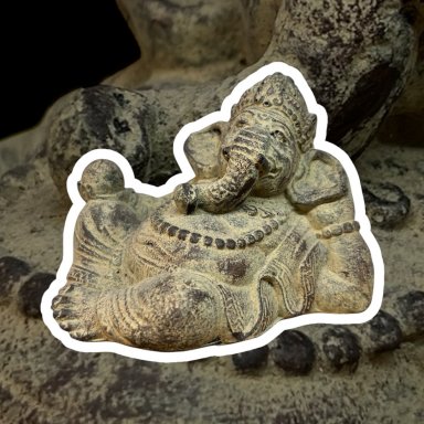 Liggende Ganesha 13cm