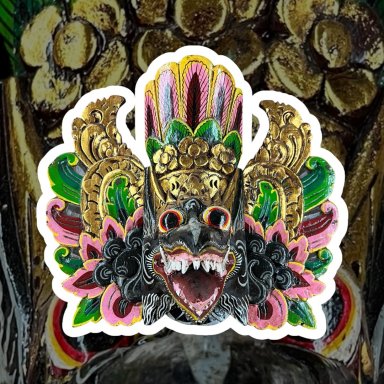 Houten Garuda Masker