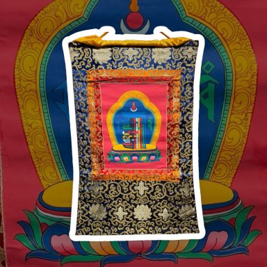 handgeschilderde Tibetaanse Thangka - Kalachakra