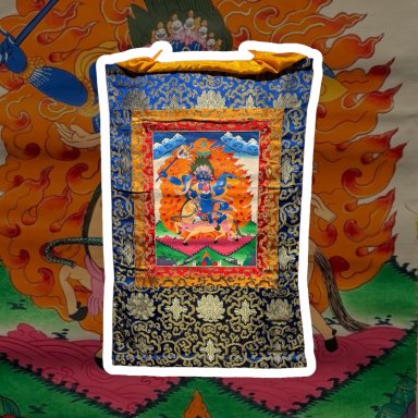 handgeschilderde Tibetaanse Thangka - Palden Lhamo