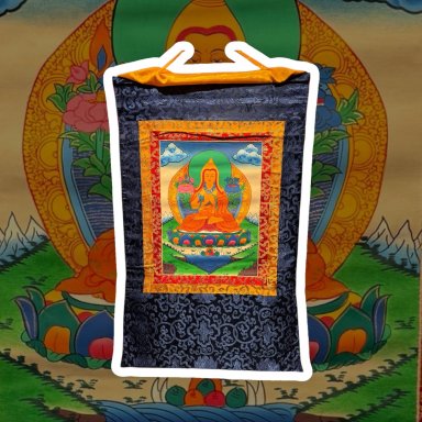 handgeschilderde Tibetaanse Thangka - Tsongkapha