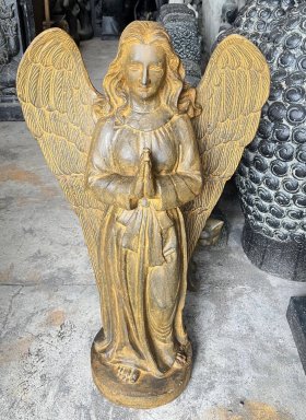 Staande biddende engel 100cm