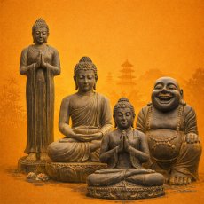 Boeddha tuinbeelden
