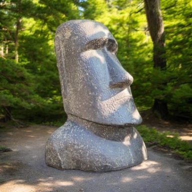 Moai - easter island head 64cm