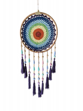 Dromenvanger Chakra met kralen – Ø 32 cm