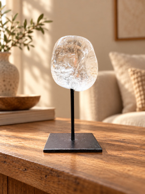 Bergkristal op voet – ca. 9–10 cm