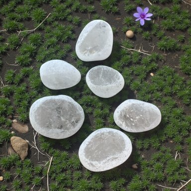 EMMA EI – Bergkristal edelstenen ei (± 4 cm)