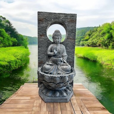 Seated Buddha fountain  99cm