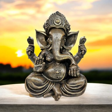 Zittende Ganesha 32cm