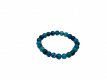 bracelet 8mm - bleu agate