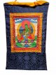 handgeschilderde Tibetaanse Thangka - Groene Tara