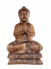 HRA09 Boeddha hand with lotus 80cm
