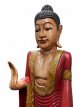 2028A38 Staande Boeddha hout 175cm