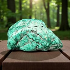 368 Malachiet - Vrije vorm 10cm