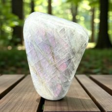 396 Labradoriet pink - Gepolijst 8cm