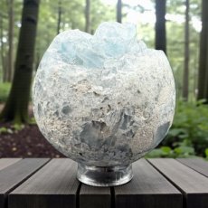 402 Celestien bal geode 7,5cm