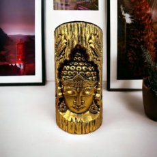 Boeddha hoofd in hout