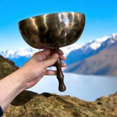 614 Singing Bowl on Stick (24 cm)