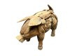 626 Teak Houten Varken (60 x 50 x 20 cm)