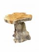 628 Plantenstaander in Teak Root (50 x 50 x 50 cm)