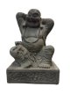 629 Chinese Geluksboeddha met Kat – 28 x 18 x 15 cm