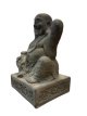 629 Chinese Geluksboeddha met Kat – 28 x 18 x 15 cm