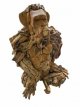 630 Zittende Gorilla in Teak Hout (120 x 95 x 80 cm)