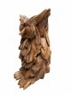 633 Staande Uil in Teak Hout (60 x 40 x 45 cm)