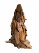 633 Staande Uil in Teak Hout (60 x 40 x 45 cm)