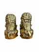 Bronzen Set Fu Dogs – 15 cm