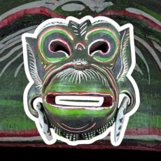 664 Houten Hanuman Masker