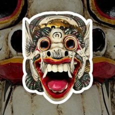 666.2 Houten Barong Masker