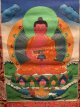 handgeschilderde Tibetaanse Thangka - Amitabha Boeddha