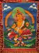 handgeschilderde Tibetaanse Thangka - Kubera