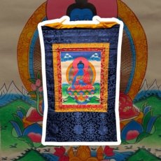 714 handgeschilderde Tibetaanse Thangka - Medicine Buddha