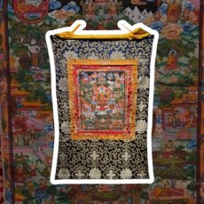 714 handgeschilderde Tibetaanse Thangka - Verhaal van Boeddha