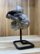 738 Smoky Quartz Cluster on Stand 19cm