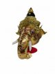 Rituele Ganesha Masker op Voet - 48 cm