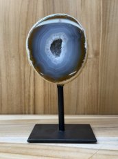 767 Agate on Metal Stand 18cm