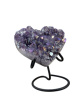 A05837 Amethist Aura Hart - 8 cm
