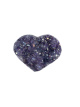 A13954 Amethist Aura Hart - 10 cm