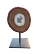 A31689 Agaat op voet - 14,5 cm