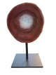 A70620 Agaat op voet - 16 cm