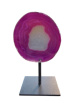 A83387 Agaat op voet - 16 cm