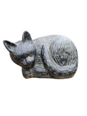 AN09 Slapende Kat 18cm