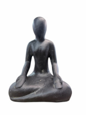 AN81 Yoga beeld in steen – 40 cm