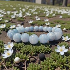 ARM-AQUA Aquamarijn - Armband