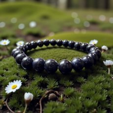 ARM-GOU1 Goudsteen blauw - Armband