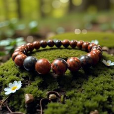 ARM-MAH Mahonie obsidiaan - Armband